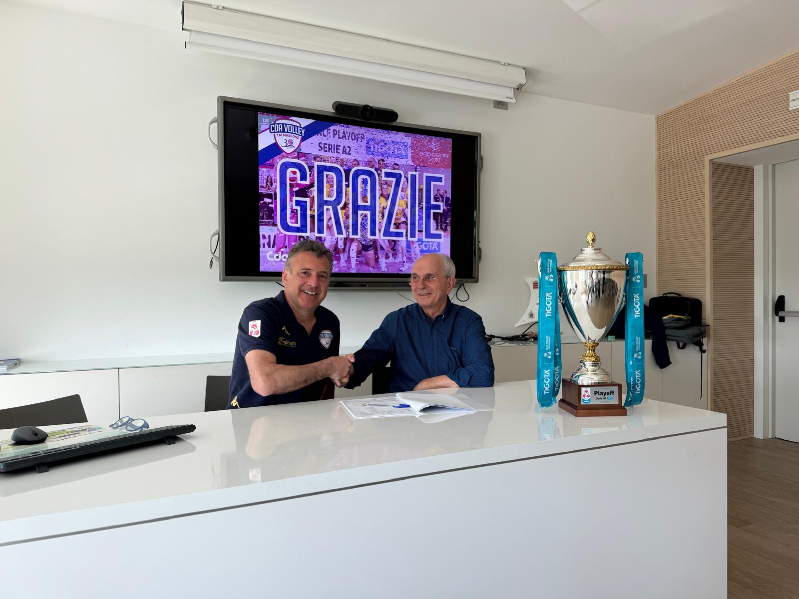 CDA Talmassons e Leonardo Barbieri avanti fino al 2025